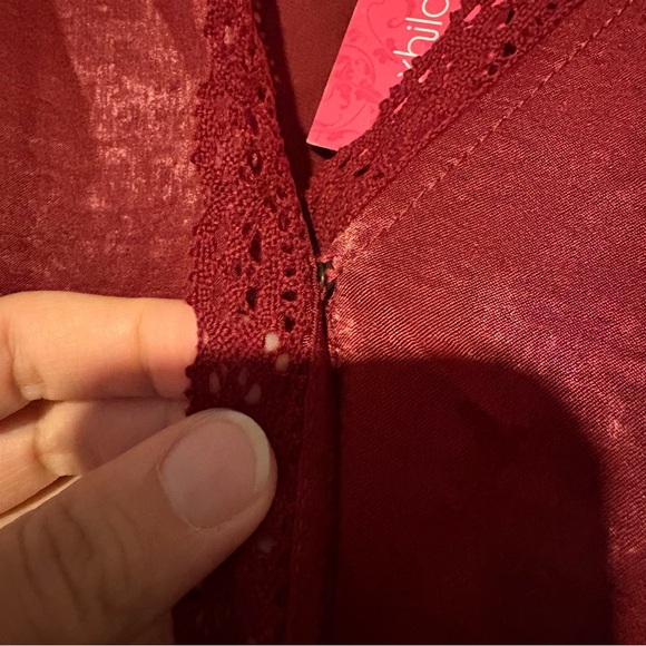 Xhilaration silky Red Mini Dress - Picture 4 of 7